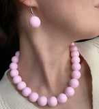 Design Round Beads Handmade Beaded Niche Vintage Necklaces Aaria Tees