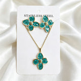 Stainless Steel Enamel Titanium Fashion Personality Necklaces Aaria Tees