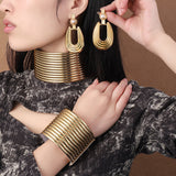 Tribal Style Collar Exaggerated Suit Fashion Adjustable Necklaces Aaria Tees