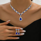 Special Price Fashion High-grade Crystal Gem Necklaces Aaria Tees