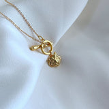 Trendy Fashion Minority Design Copper Gold-plated Tiger Head Necklaces Aaria Tees
