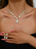 Special Price Fashion High-grade Crystal Gem Necklaces Aaria Tees