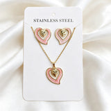 Stainless Steel Enamel Titanium Fashion Personality Necklaces Aaria Tees