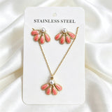 Stainless Steel Enamel Titanium Fashion Personality Necklaces Aaria Tees