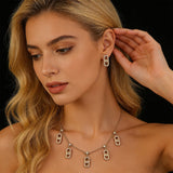 Copper Plated Real Gold Fashion Simple Geometric Light Luxury Necklaces Aaria Tees