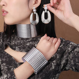 Tribal Style Collar Exaggerated Suit Fashion Adjustable Necklaces Aaria Tees