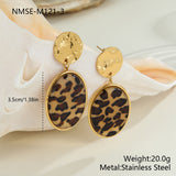 Stainless Steel Style Leopard Print Hot Necklaces Aaria Tees