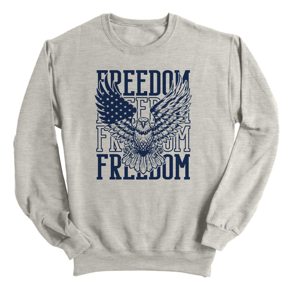 Freedom Repeated Eagle (Front) - Aaria Tees Aaria Tees
