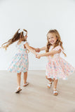 Off to the Circus Flutter Sleeve Twirl Dress - Aaria Tees Aaria Tees