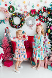 Oh Christmas Tree L/S Pocket Twirl Dress - Aaria Tees Aaria Tees