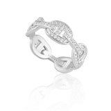 Olivia Chain Link Ring Aaria Tees