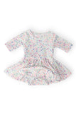 One in a Million 3/4 Sleeve Twirl Bodysuit - Aaria Tees Aaria Tees