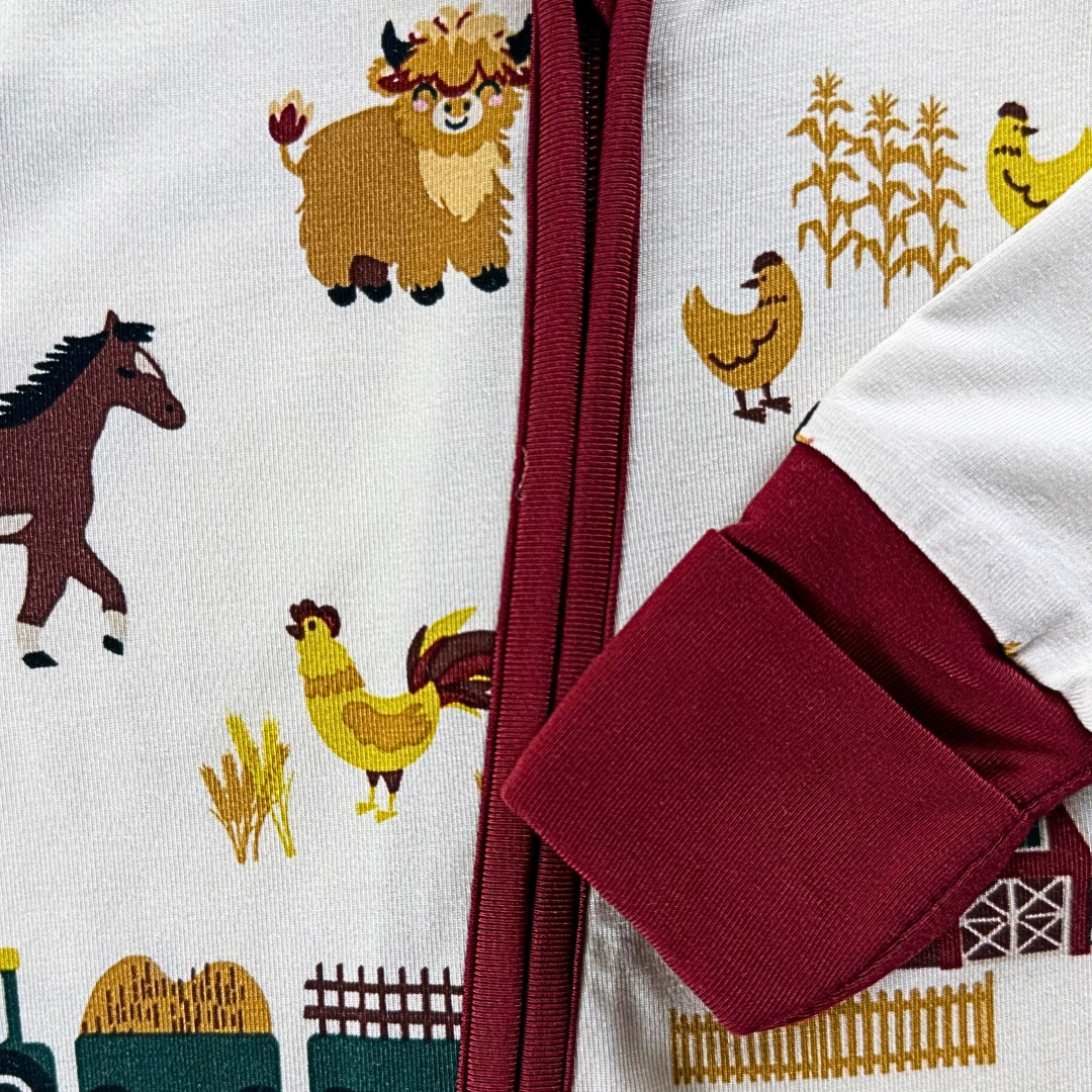 On the Farm Pajama | Bamboo - Aaria Tees Aaria Tees
