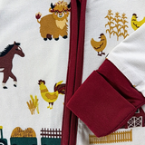 On the Farm Pajama | Bamboo - Aaria Tees Aaria Tees