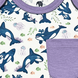 Orca Bodysuit and Shorts | Organic Pima Cotton - Aaria Tees Aaria Tees