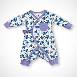Orca Kimono Long Sleeve Romper | Organic Pima Cotton - Aaria Tees Aaria Tees