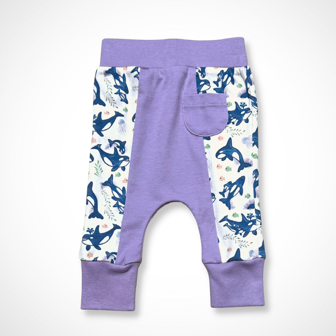 Orca Long Sleeve Bodysuit and Pant | Organic Pima Cotton - Aaria Tees Aaria Tees