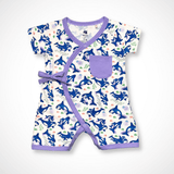 Orca Kimono Shorty Romper | Organic Pima Cotton - Aaria Tees Aaria Tees