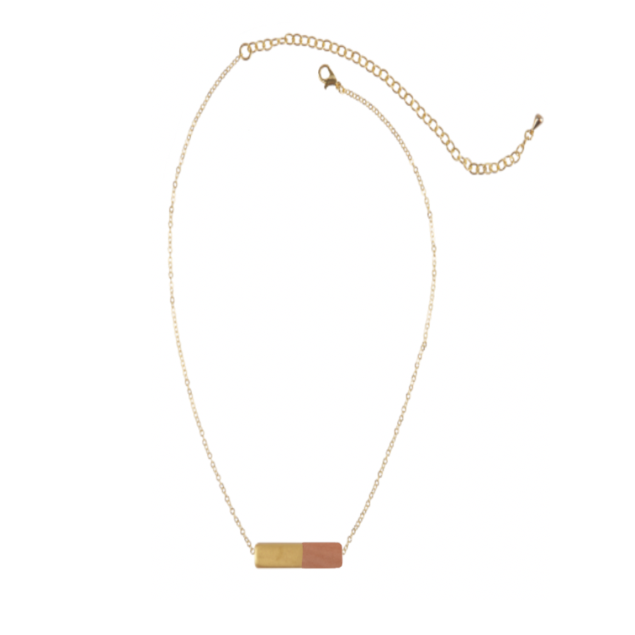 Oro Bar Necklace - Aaria Tees