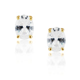 Oval Cut Studs Aaria Tees