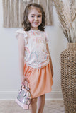 Over the Rainbow S/S Ruffle Tee - Aaria Tees Aaria Tees