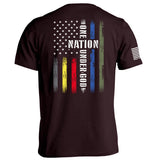 One Nation Under God First Responder Flag Aaria Tees