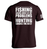 Fishing Solves Most Of My Problems - Aaria Tees Aaria Tees