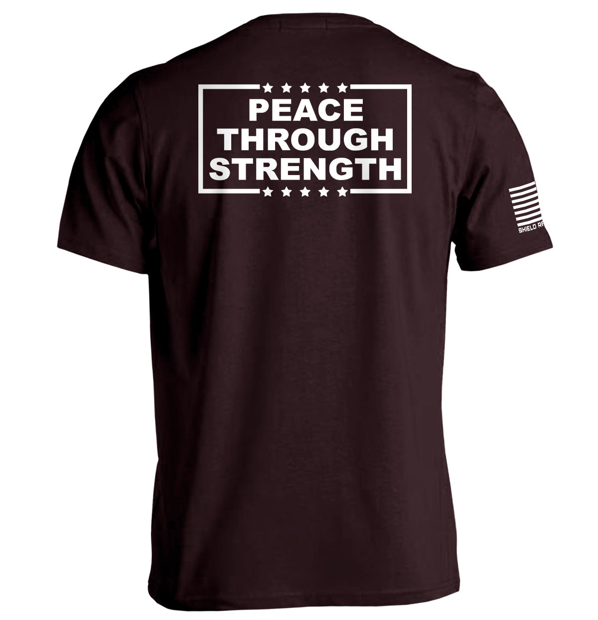 Peace Through Strength White - Aaria Tees Aaria Tees
