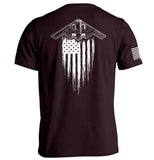B2 Stealth Bomber Flag Aaria Tees