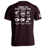 Things I Do In My Spare Time Guns - Aaria Tees Aaria Tees