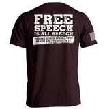 Free Speech Is All Speech - Aaria Tees Aaria Tees