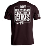 I Love One Woman & Several Guns Aaria Tees