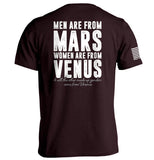 Men are from Mars Women are from Venus Aaria Tees