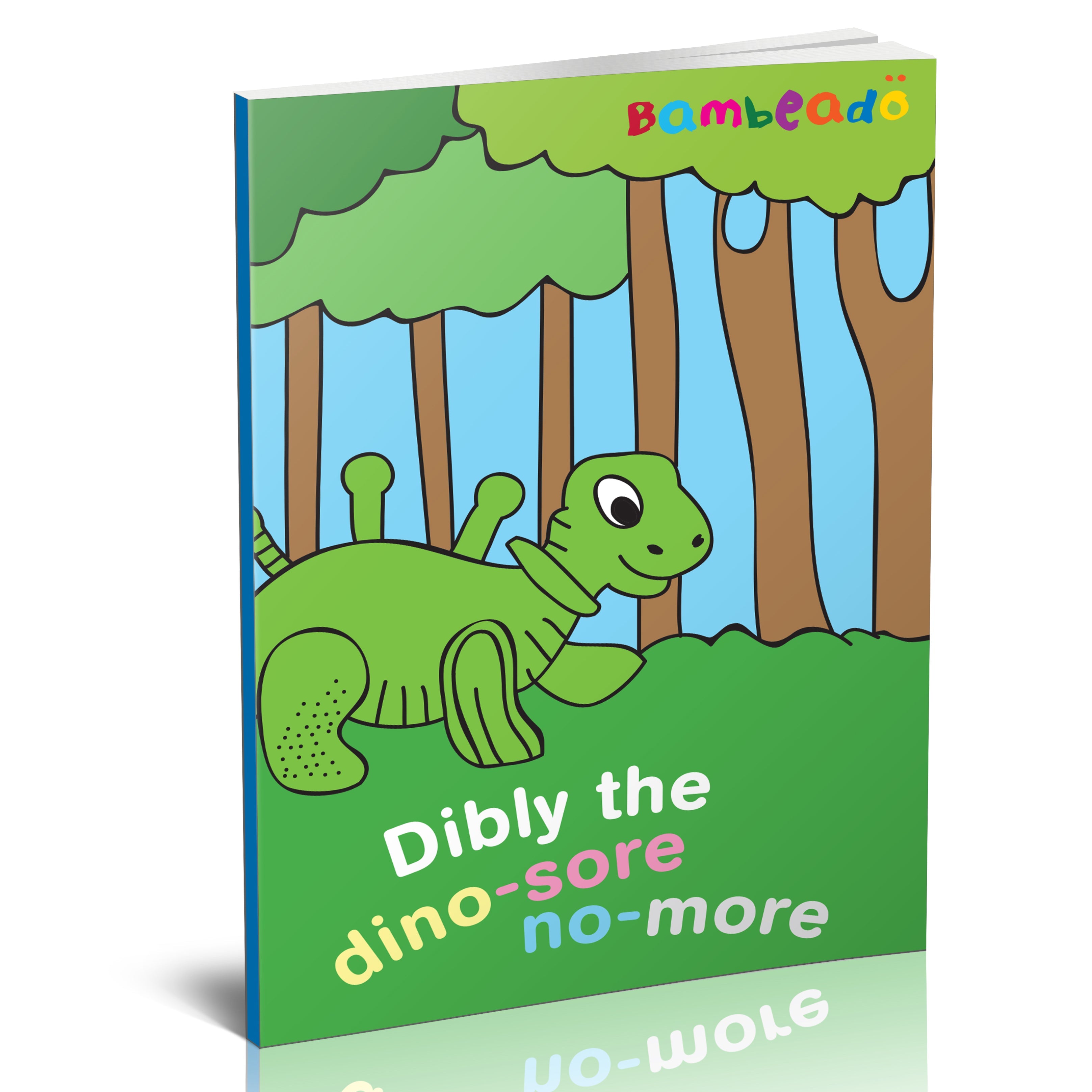 Dibly the Dino-Sore-No-More - Orange - Aaria Tees Aaria Tees