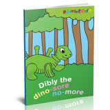 Dibly the Dino-Sore-No-More - Orange - Aaria Tees Aaria Tees