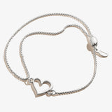 Heart Pull Chain Bracelet - Aaria Tees Aaria Tees