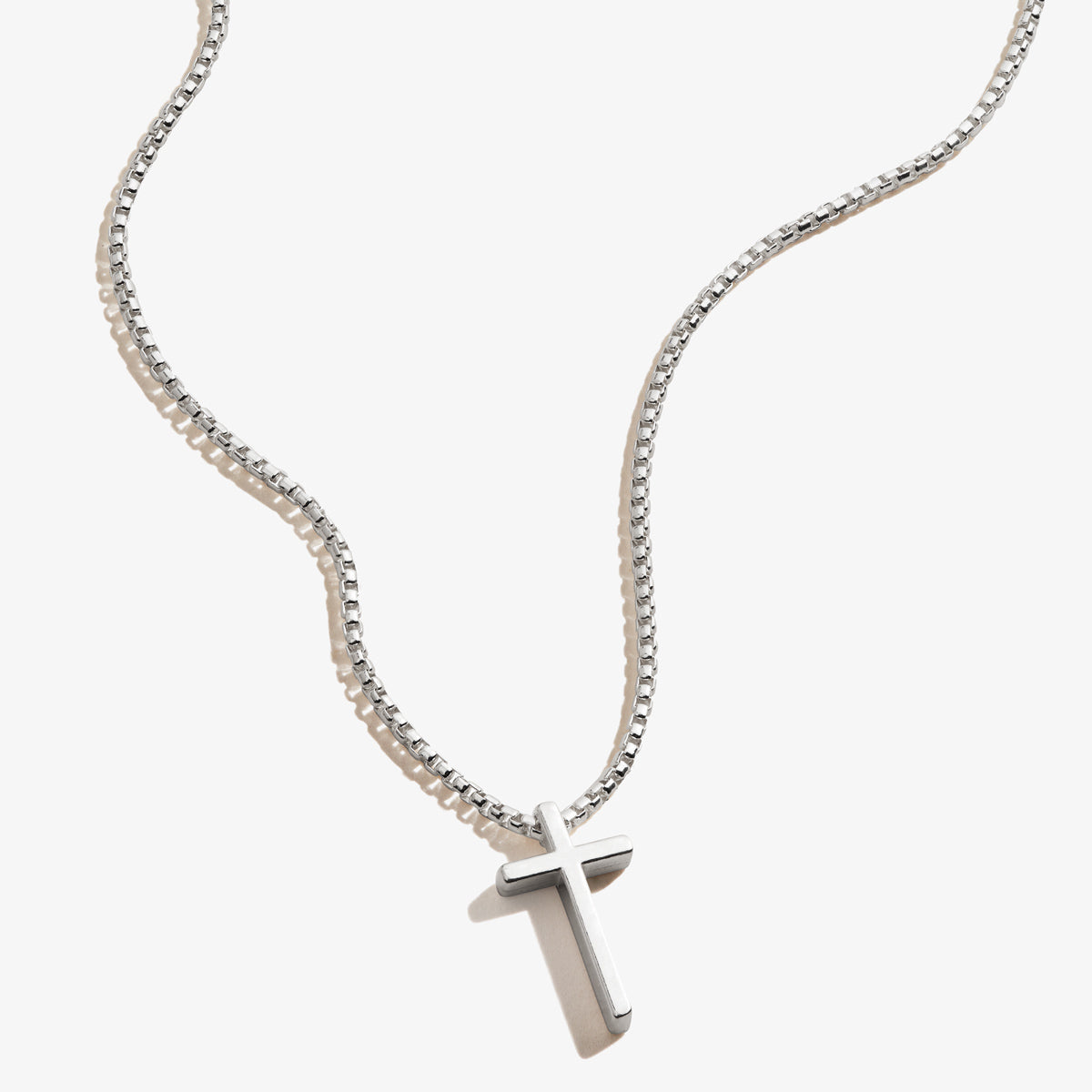 Cross Necklace, Sterling Silver - Aaria Tees Aaria Tees