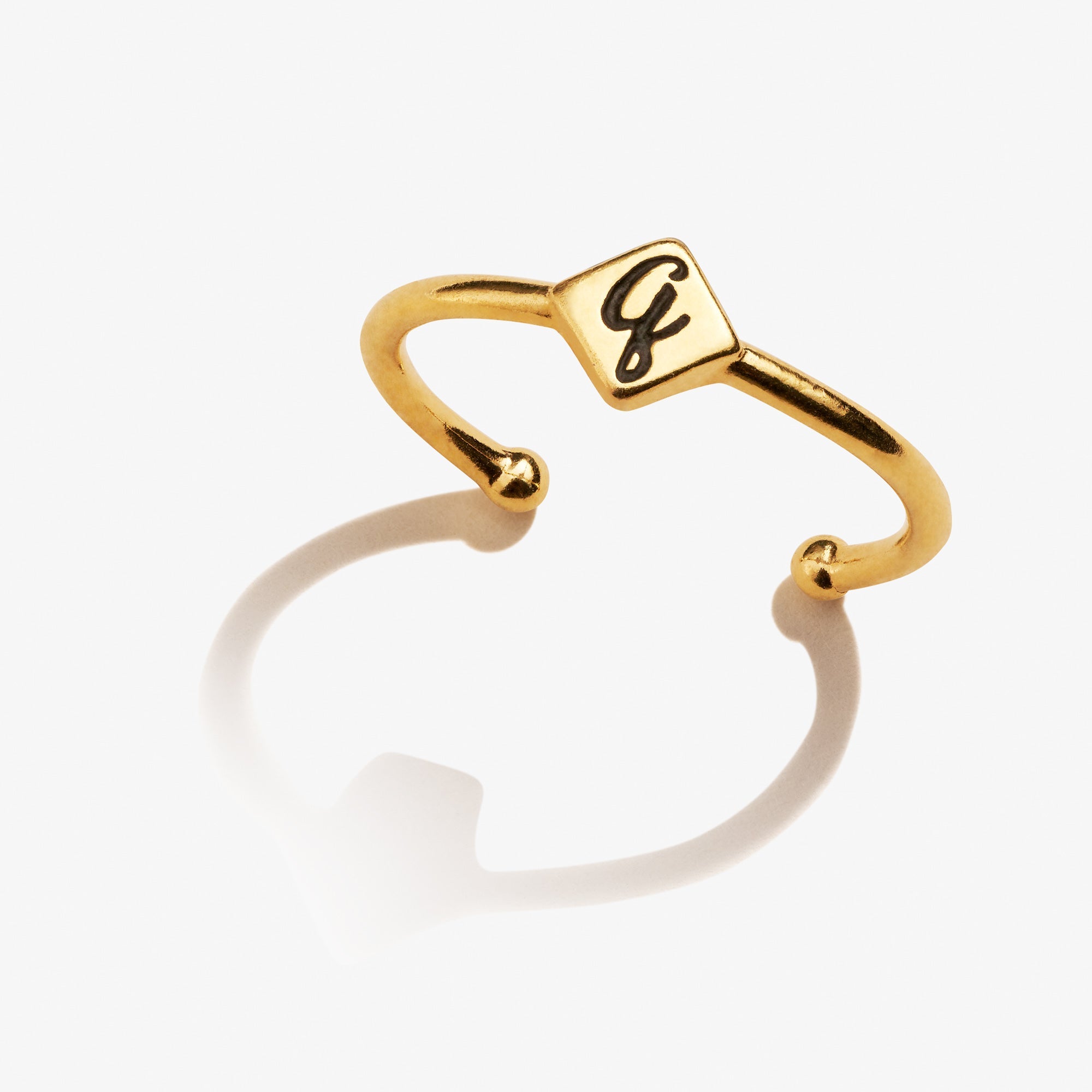 Initial Q Ring - Aaria Tees Aaria Tees