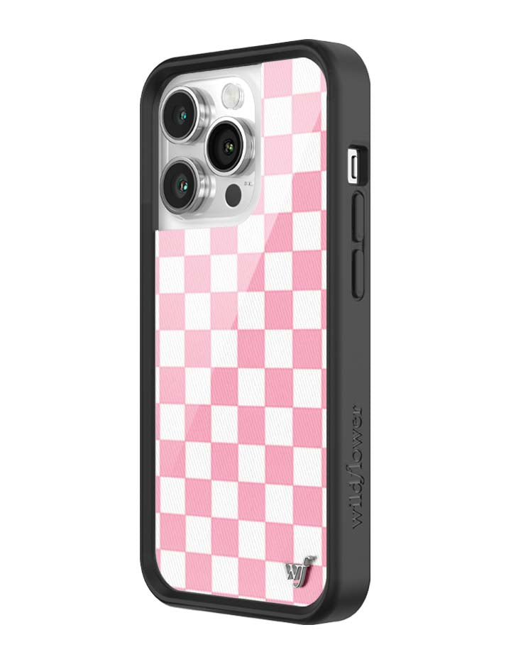 Checkers | Pink iPhone Case - Aaria Tees Aaria Tees