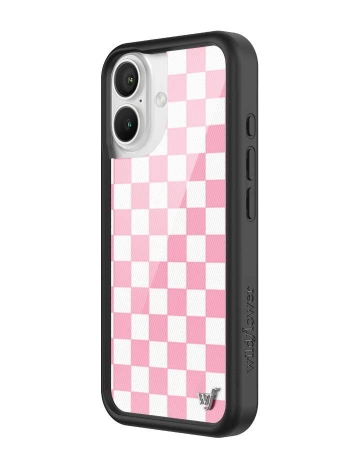 Checkers | Pink iPhone Case - Aaria Tees Aaria Tees