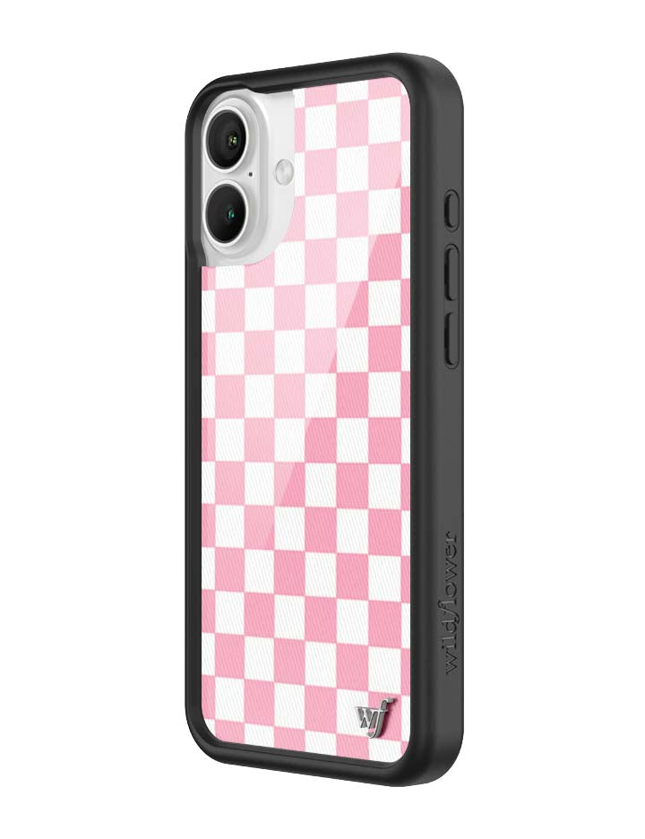 Checkers | Pink iPhone Case - Aaria Tees Aaria Tees