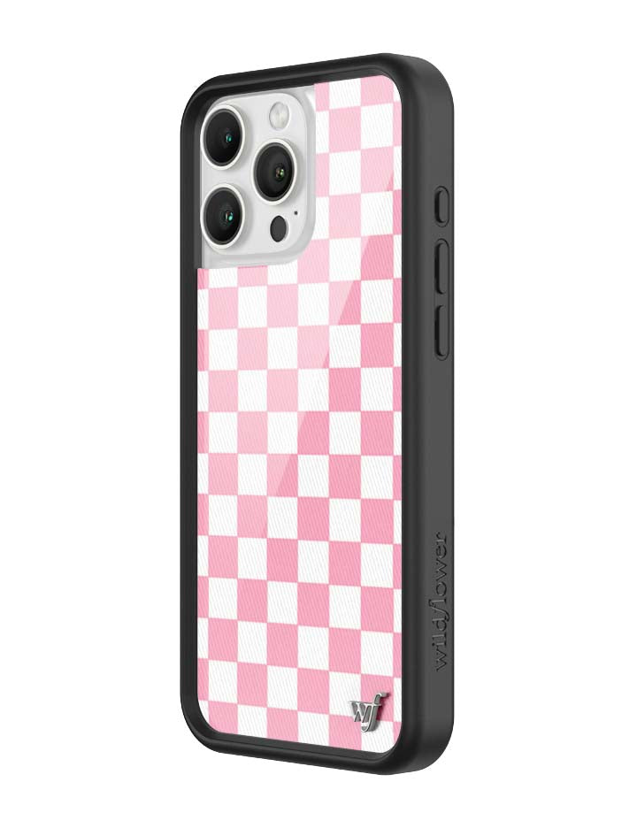 Checkers | Pink iPhone Case - Aaria Tees Aaria Tees