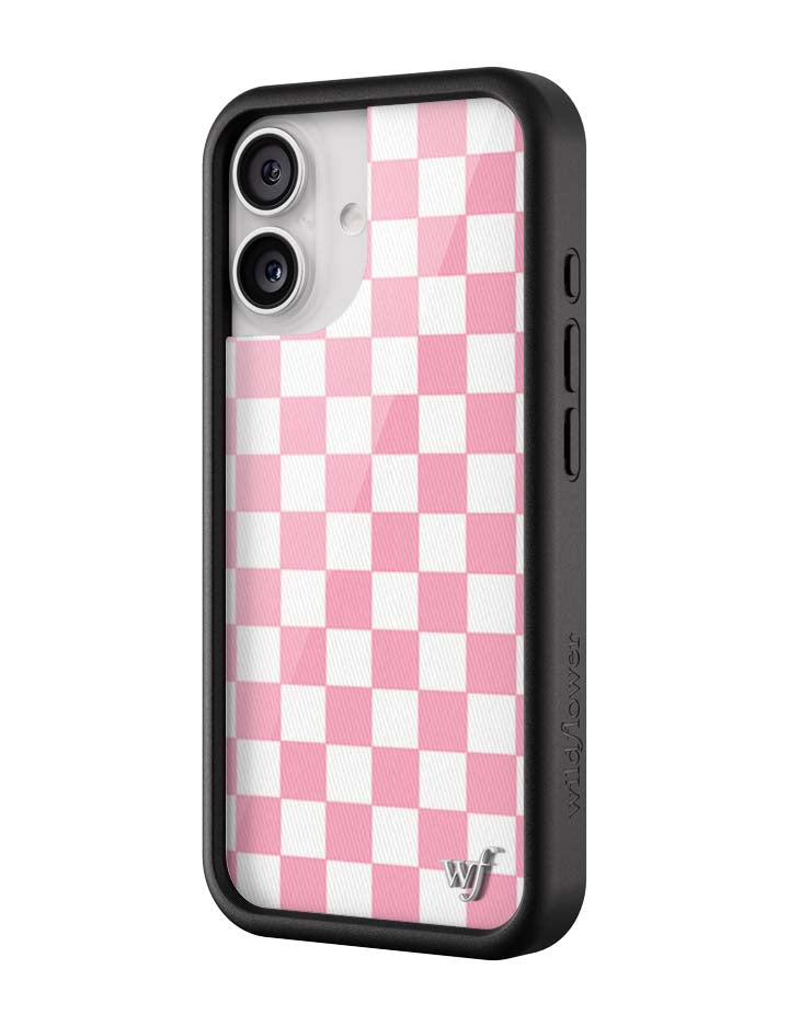 Checkers | Pink iPhone Case - Aaria Tees Aaria Tees