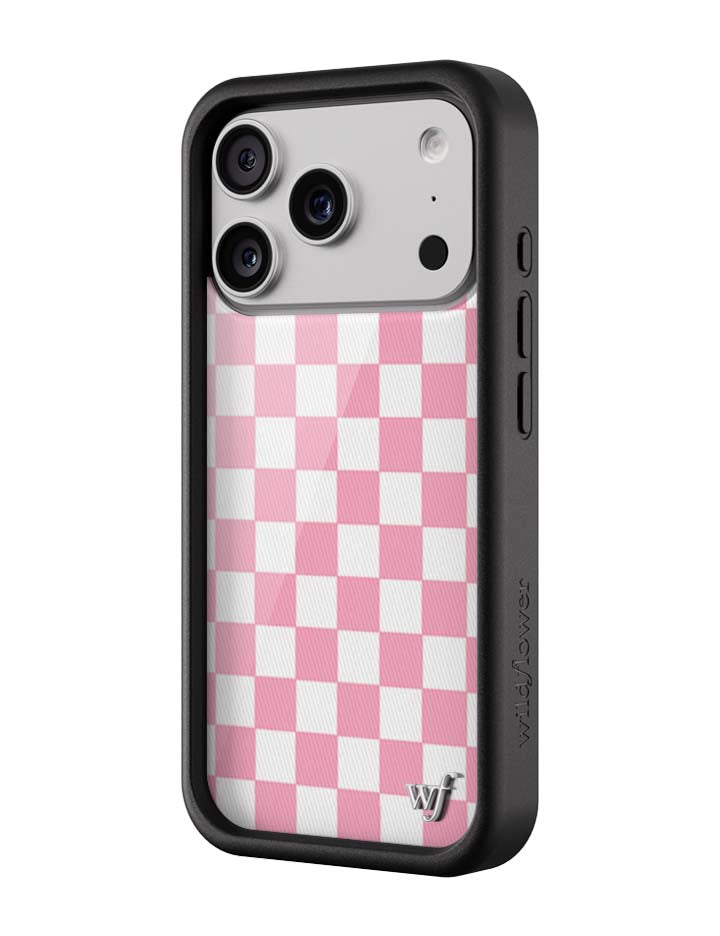 Checkers | Pink iPhone Case - Aaria Tees Aaria Tees