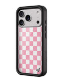 Checkers | Pink iPhone Case - Aaria Tees Aaria Tees