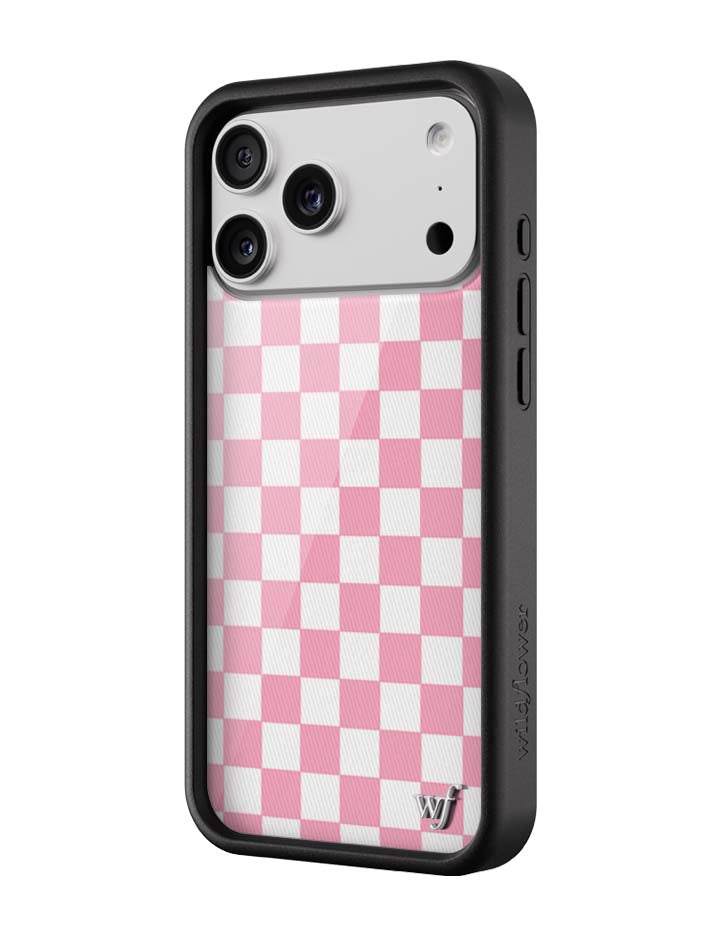 Checkers | Pink iPhone Case - Aaria Tees Aaria Tees