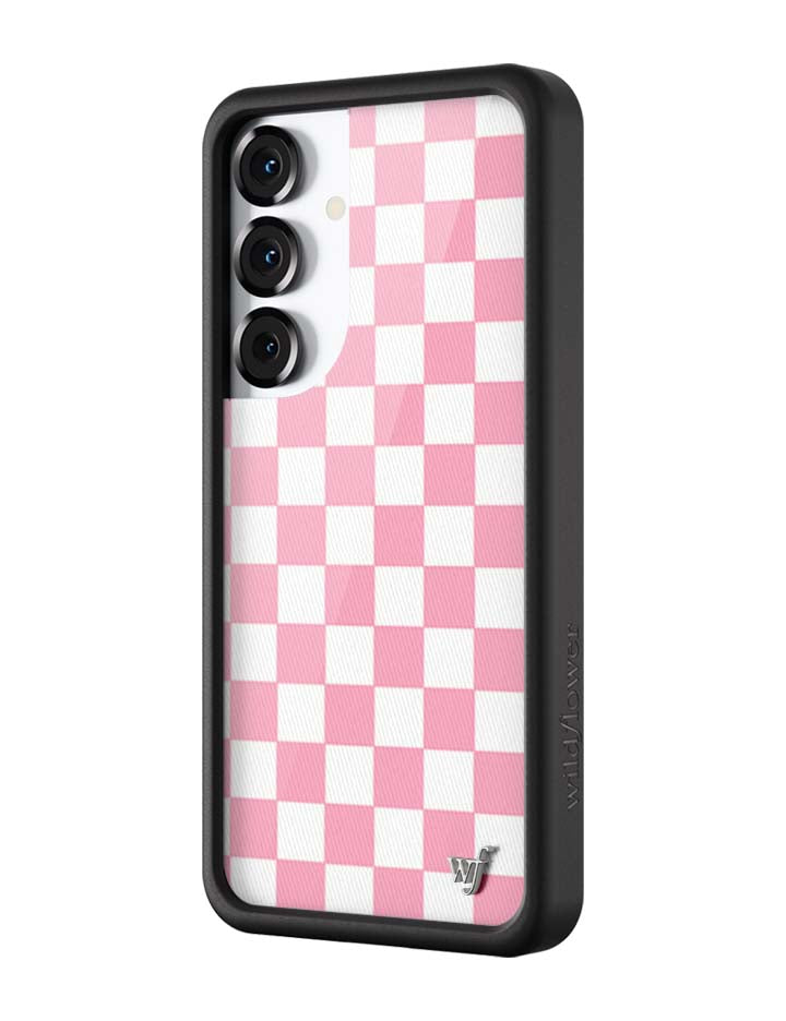 Checkers | Pink Samsung Galaxy Case - Aaria Tees Aaria Tees