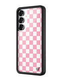 Checkers | Pink Samsung Galaxy Case - Aaria Tees Aaria Tees
