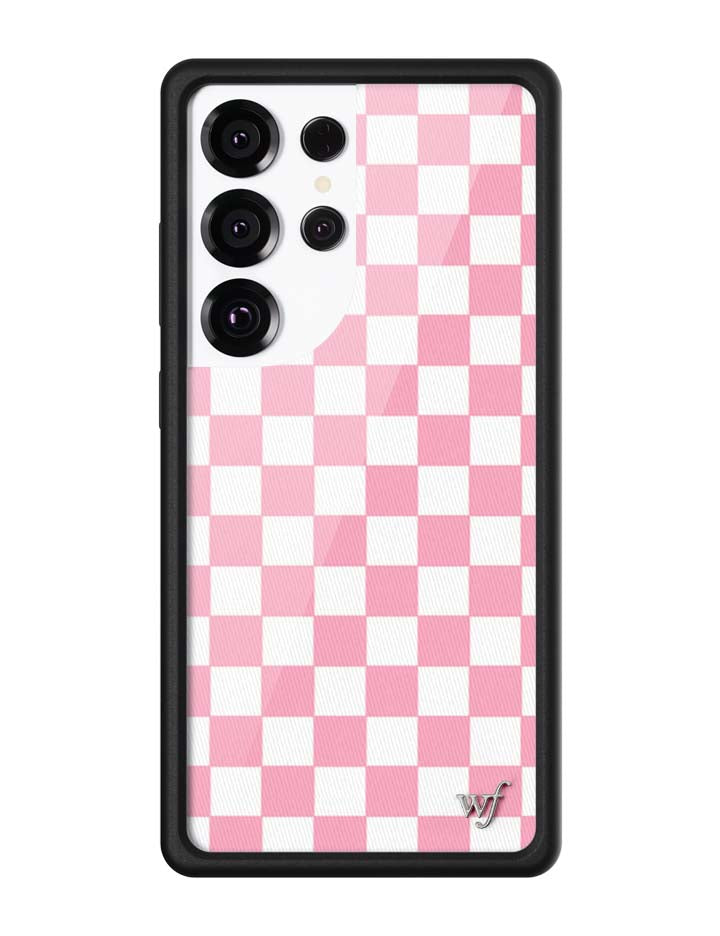 Checkers | Pink Samsung Galaxy Case - Aaria Tees Aaria Tees
