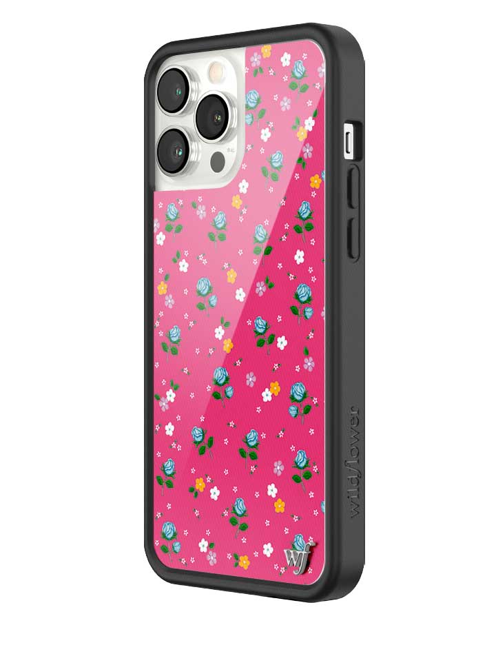 Pink Dainty Florals iPhone Case - Aaria Tees Aaria Tees
